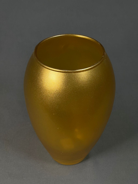 Ваза Лиголюкс золото Клавдия (средняя)